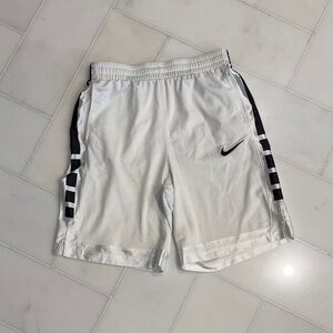 Nike Men's Athletic Shorts in White and Black